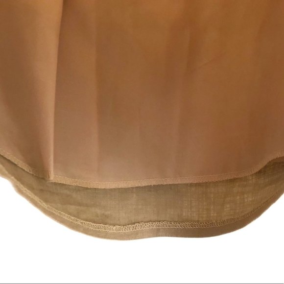 PrettyGirl Beige Tan Mini Body-con Pull On Pencil Skirt Size XS - Picture 6 of 8